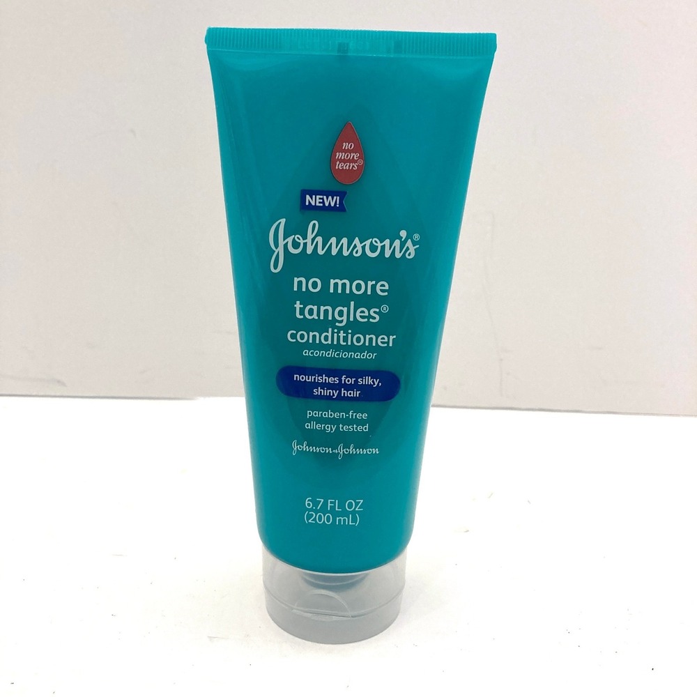 Johnson's No More Tangles 6.7 Fl Oz Rinse Out Conditioner NEW Factory Sealed